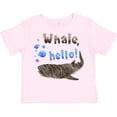thumbnail image 3 of Inktastic Whale, Hello Cute Whale Shark with Bubbles Boys or Girls Toddler T-Shirt, 3 of 5
