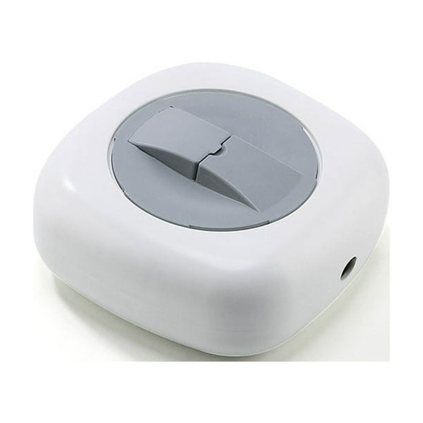 Billuyoard Organizador de cables de datos de carga, enrollador de cables de plástico resistente al agua para viajes, portátil, estuche de Almacenamiento y organización del hogar Blanco Gris