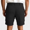 thumbnail image 3 of Nestiefly Mens Linen Shorts Elastic Waist Shorts Casual Summer Lightweight Cotton Linen Pants with Pockets Black M, 3 of 3