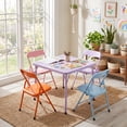 thumbnail image 2 of Homy Casa Kids Picnic Table and Chair Set, Foldable Outdoor Play Set for Camping, Party, or Backyard Fun, 2 of 7