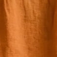 thumbnail image 5 of Morrtic Women's Eyelet Spliced 2 Piece Solid Color Set – Round Neck Half Sleeve Blouse & Wide-Leg Pants, Summer Casual Outfit Orange，XL, 5 of 6