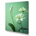 thumbnail image 2 of Designart "Blissful Simplicity Of Flora Petals II" Flowers Canvas Art Print, 2 of 7
