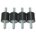 thumbnail image 1 of 4pcs M6 Rubber Mounts Shock Absorber Double Male Thread Anti Vibration Bobbin Anti Rubber Anti Vibration Boat Car Bobbin, 1 of 9