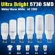 thumbnail image 2 of Bombilla LED de mazorca de maíz, luz blanca cálida y fría, 220V, brillante, SMD, 5730, E14, E27, B22, G9, GU10, 7W, 9W, 12W, 15W, 20W, 25W, 2 of 4