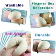 thumbnail image 3 of Giant Glitter Dumpling, Giant Dumpling Toy, Squeeze Dough Ball Toy Bun Anxiety Relief Adult Squeeze Toy Slow-Rising Sensory Decompression Dumpling for Adults & Kids(Purple), 3 of 5