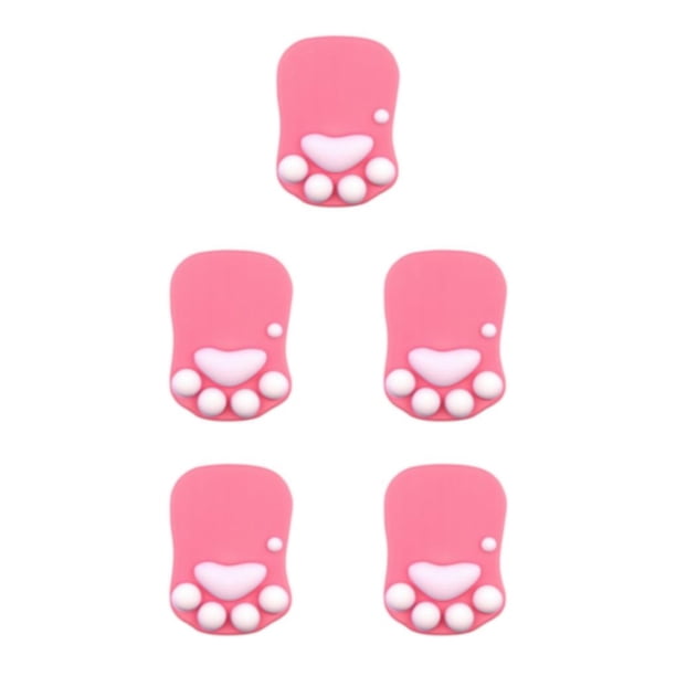 Cateissary Alfombrilla para ratón con forma de pata de gato, protección para la muñeca con base antideslizante, soporte para muñeca, DS-008 Type2 NO2