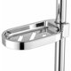 thumbnail image 1 of Estante de ducha sin taladro, soporte para jabonera para barra de ducha para baño (diámetro del orificio de instalación de 25 mm), 1 of 4