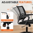 thumbnail image 4 of Silla de oficina ergonómica NEO CHAIR de malla con soporte lumbar, 4 of 7