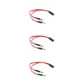 thumbnail image 1 of Bearachild 3.5mm Y Splitter 2 Jack a 1 Auriculares Micrófono Adaptador de audio Conector de cable rojo+blanco+azul 3piezas, 1 of 6