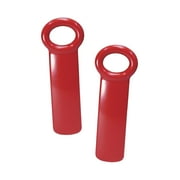 Brix Original Easy Jar Key Openers, Set of 2, Red, Vacuum-Seal Release Tool For Stubborn Lids, Arthritis And Carpal Tunnel Aid
