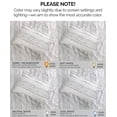 thumbnail image 5 of Southshore Fine Linens Quiet Horizon White Striped Patterned Sheet Set, Ultra Soft Brushed Microfiber, 15 Inch Deep Pocket, 4 PCS, 1 Flat Sheet, 1 Fitted Sheet and 2 King Pillowcases, California King, 5 of 9