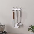 thumbnail image 4 of Wall Mounted Bathroom Coat Rack Bathroom Coat Rack With 3 Hooks Brushed Sus 304 Stainless Steel, 4 of 5
