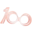 thumbnail image 4 of BELOVING 2xlunettes d'Anniversaire Fête Mariage Rave Carnaval Strass 100, 4 of 9