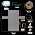 thumbnail image 2 of Kit para tejer y hacer bolsos a crochet: incluye láminas de plástico, malla y cintas para manualidades, accesorios y agujas de tejer., 2 of 7