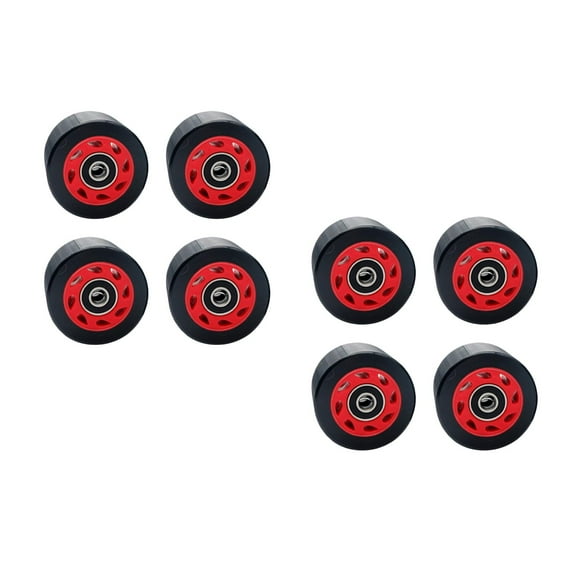 Masteelf 2 Sets  Roller Skating Wheels Practical Skating Wheels 95A Hardness Skating Wheels
