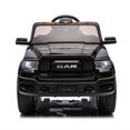 thumbnail image 2 of Dodge Ram Ride On Truck, 12V Electric Car for Kids, Battery Powered Kids' Electric Vehicles with Remote Control, LED Lights, MP3 Music & Back Storage, Cup Holder, Black, 2 of 9