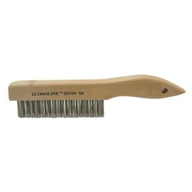 Weiler 80425104 0.012 in. Stainless Steel Hand Wire Brush Walmart