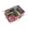 thumbnail image 5 of Bacati - Nursery Storage Caddy Botanical Pink/Aqua/Fuchsia/Green Girls, 5 of 15