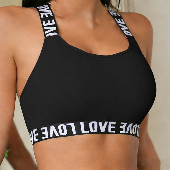 Xdegoge Sports Bras for Women High Support Lifting Wirefree Seamless Padded Strappy Brassiere No Underwire Criss Cross Back Yoga Athletic Bra