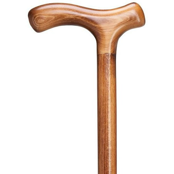 Walking Cane Men Fritz Handle Cane Stylish Scorched Maple Wood