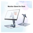 thumbnail image 2 of Support d'Écran Portable en Alliage d'Aluminium pour Bureau, Rotation à 360 °, 75x75, Convient aux Vis M4, Ajustable, 2 of 5