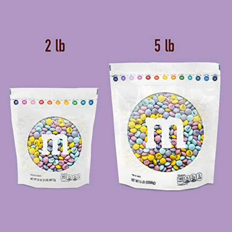 M&Ms Pre-Designed Unicorn Printed Milk Chocolate Candy - 5Lbs Of Bulk Candy  In Resealable Pack For Unicorn Parties, Magic Mixes, Birthday Parties,  Candy Bar Or Diy Party Favors 