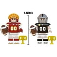 thumbnail image 2 of 8 Pcs NFL Football Star Minifigures Building Blocks Toys, NFL Football Player Action Figures for Kids Boys Adult Collectible Christmas Birthday Gift, 2 of 5