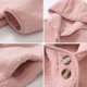 thumbnail image 4 of Gibobby Chamarra de invierno para niños y niñasniñas Invierno Manga Larga Caliente Sudadera Con Capucha Polar Abrigo Chaqueta Color Sólido Ropa(Rosa, 9-10 Años), 4 of 5