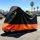 thumbnail image 4 of Funda de motocicleta: papel de aluminio reflectante al calor – Protección solar UV, protector impermeable y impermeable para exteriores en interiores para motocicletas, 4 of 5