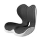 thumbnail image 3 of Cojín para respaldo de asiento de coche, antideslizante, portátil, ergonómico, para comer Gris, 3 of 9