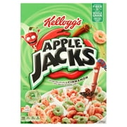 (2 pack) (2 Pack) Kellogg's Apple Jacks Breakfast Cereal, Apple & Cinnamon, 8.7 Oz