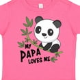 thumbnail image 4 of Inktastic My Papa Loves Me- Cute Panda Boys or Girls Toddler T-Shirt, 4 of 5