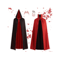 thumbnail image 1 of Disfraz Halloween De Vampiro Cosplay Capa Con Capucha Adulto Xtellar negro, 1 of 4