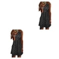 thumbnail image 2 of Vestido corto Qarigey estampado para mujer cuello Halter S M L XL 2XL 3XL 4XL 5XL, 2 of 6
