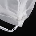 thumbnail image 4 of Unique Bargains Paint Filter Bag Nylon Strainer with Drawstring White 160Mesh, 4 of 5