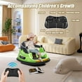 Kids Bumper Car for Girls and Boys 12V Ride on Toy with Remote Control