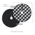thumbnail image 2 of Annie Black Check Tree Skirt 36, 2 of 4