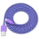 thumbnail image 2 of Cable Micro USB de sincronización de datos, Cable cargador USB para Samsung S7, Huawei, Xiaomi, Android, Cables trenzados de nailon para teléfono móvil, carga rápida Tan Jianjun  unisex, 2 of 2