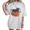 White, variant on UNISHE Black Cat Pumpkin Graphic Tee Women's Halloween Short Sleeve T-Shirt