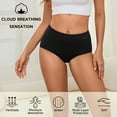 thumbnail image 4 of 8PCS Women's Panties High-Waisted Belly Retraction C-Recovery Panties, 4 of 8