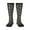 3 Black, variant on Cosmic Print Thigh High Socks Extra Long Stretchy Sock Women Over Knee High Opaque Stocking Daily Wear