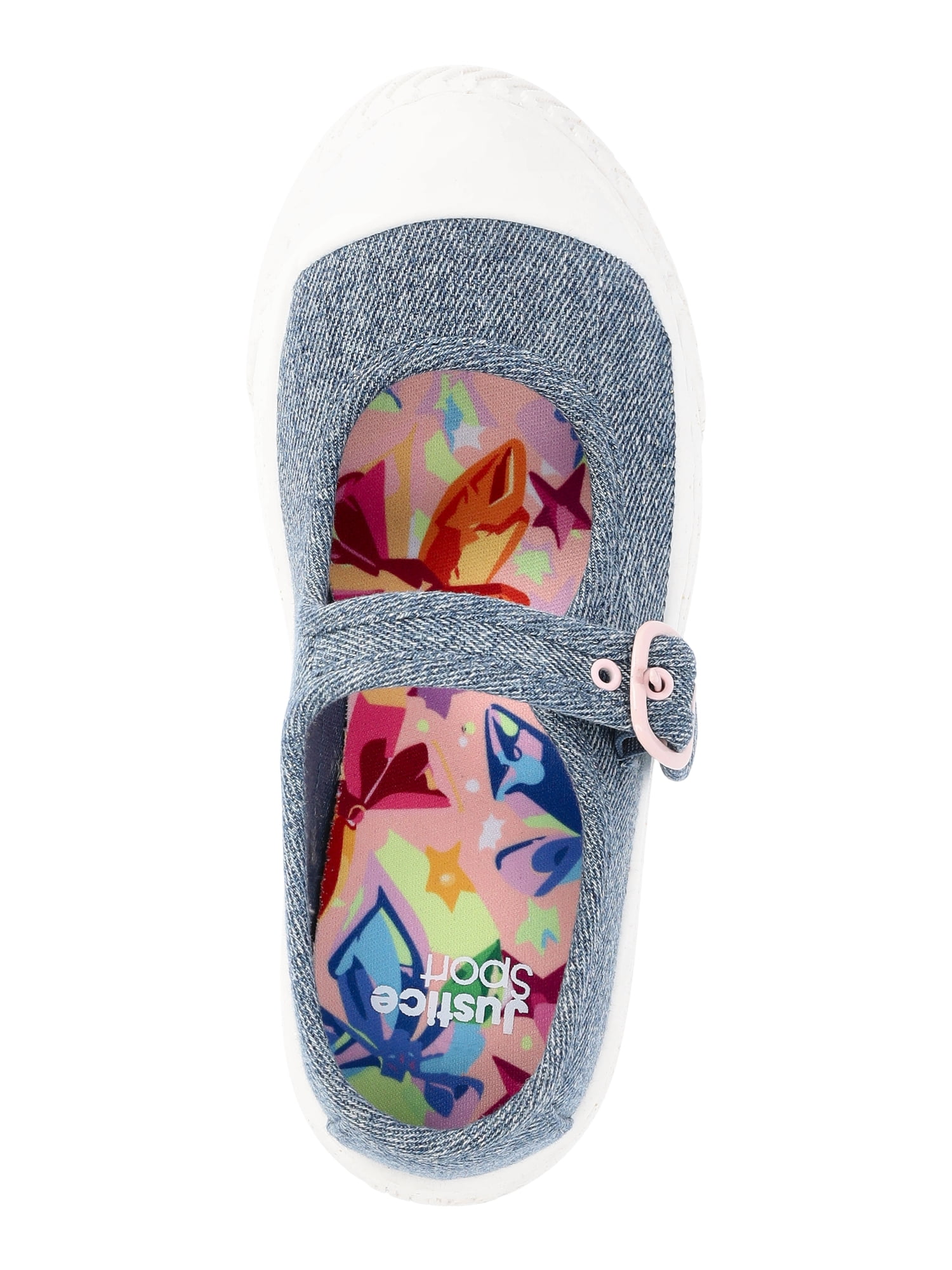Justice Little Girl & Big Girls Mary Jane Casual Sneakers