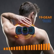 Portable Mini Massager with 5 pcs Free Gel Pads, Mini Neck Massager Cervical Massage, Back Massagers,Whole Body Massager