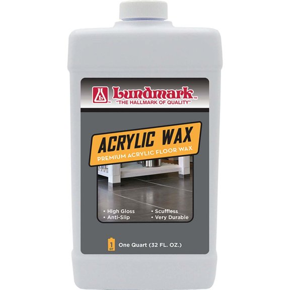 Lundmark Acrylic Floor Wax Gloss 1 Qt Case of 6