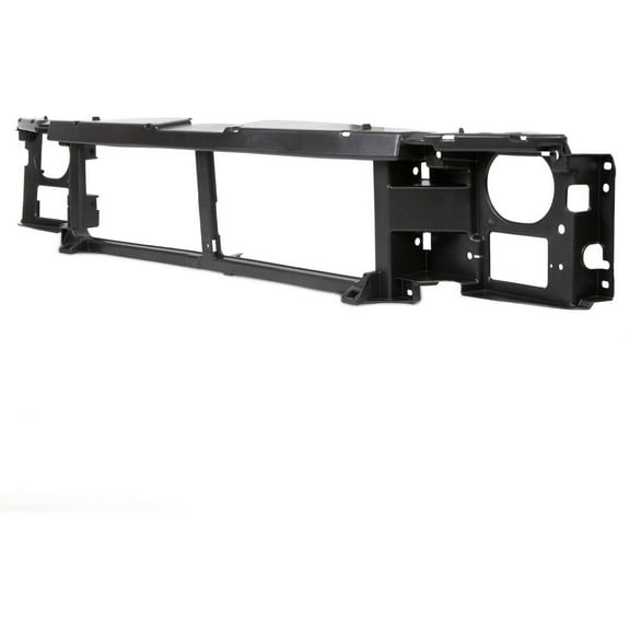 HUZOK Header Panel Grille Headlight Mount Panel Front Lower Plastic for Ford for Bronco 1992-1996 for F150 1992-1997 for F250 1992-1997 for F350 1992-1997 Black Polished ET-426 FO1220113