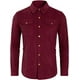 thumbnail image 1 of Camisa de pana para hombre, camisa informal de manga larga, chaqueta de hombre, camisa de corte regular con botones y bolsillo con solapa, 1 of 5