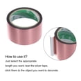 thumbnail image 3 of Rose Red Metalized Tape 1.4 Inch x 55 Yards for Detailing Accent Wall, Graphic Arts, 3 of 5