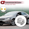 thumbnail image 3 of Enfriador de aceite de motor Unique Bargains para Volkswagen Passat 2015-2020, enfriador de aceite de transmisión con sellos de O-ring No. 05L117021C, aleación de aluminio, 1 juego de automóvil, 3 of 6