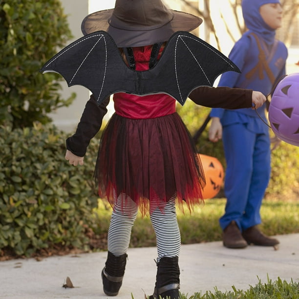 Juguetes de piscina, juguetes para bebés, juguetes para niños pequeños, alas de diablo de Halloween para niños y adultos, ideal para cosplay, bola de rompecabezas de 35,4 pulgadas / 23,6 pulgadas de a