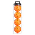 thumbnail image 3 of Paquete de 4 bolas de Pickleball, bolas de pepinillo para práctica, duraderas, 74mm, 40 agujeros para Naranja, 3 of 8
